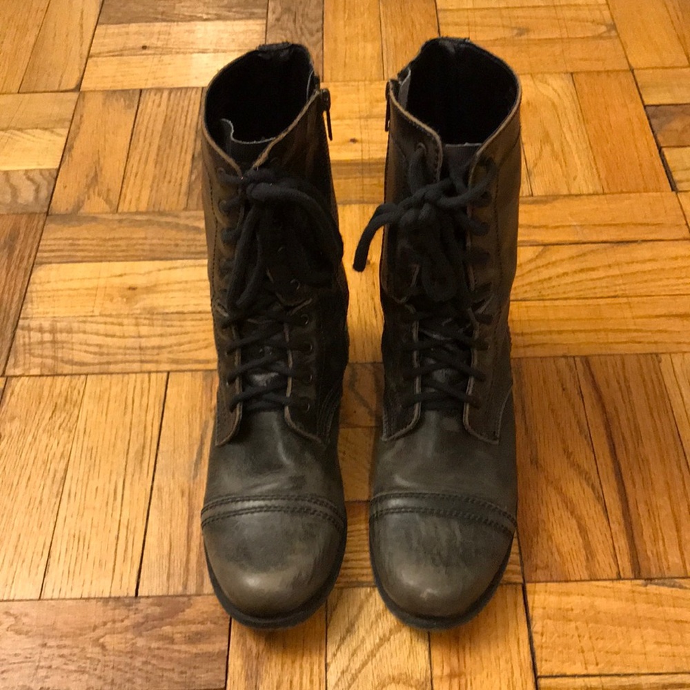 Steven by Steve Madden Alee Combat Boots